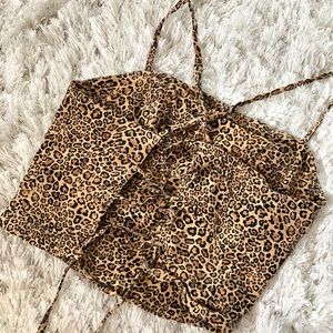 Urban Outfitters lace up crop top